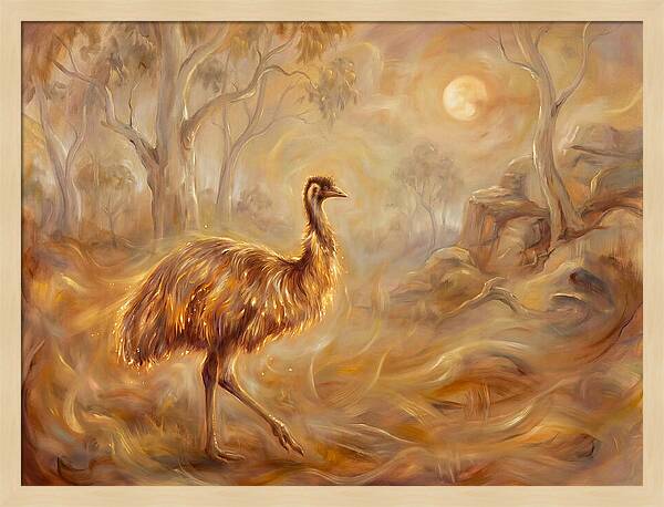 Emu In Twilight