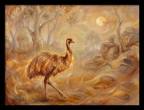 Emu In Twilight