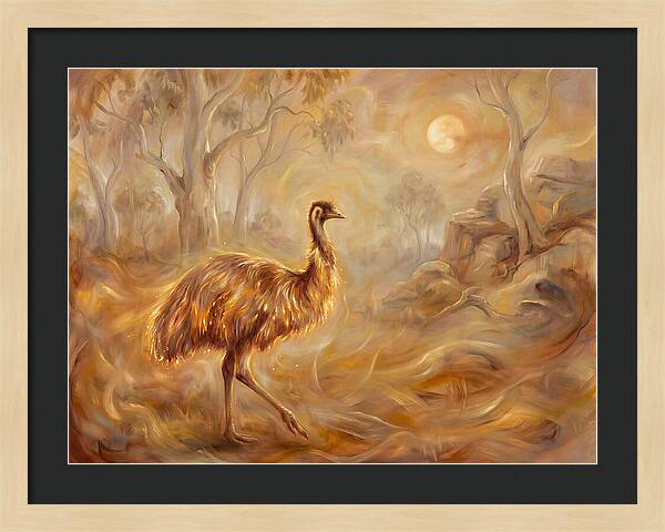 Emu In Twilight