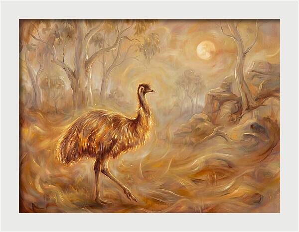Emu In Twilight