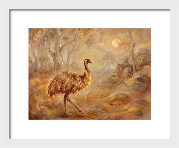 Emu In Twilight
