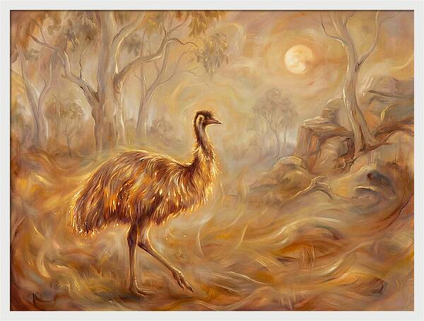 Emu In Twilight