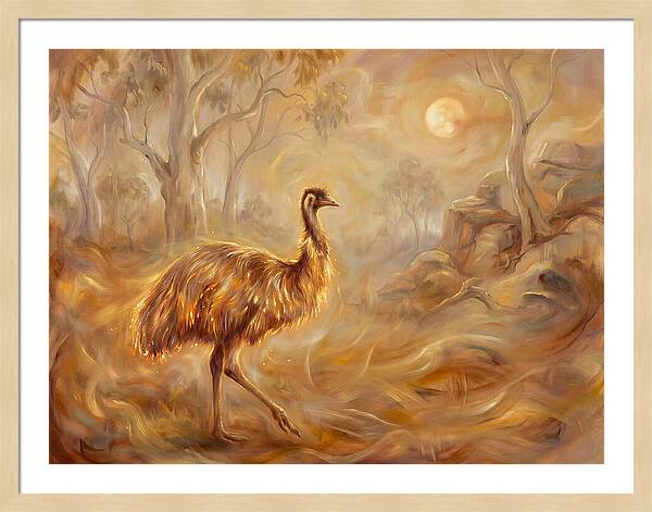 Emu In Twilight