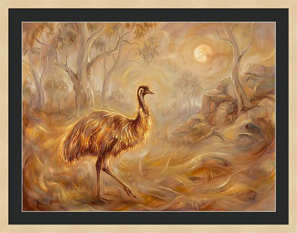 Emu In Twilight