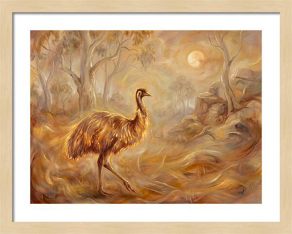 Emu In Twilight