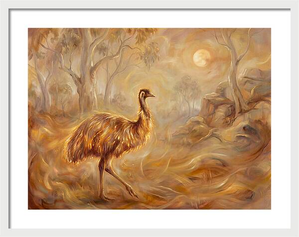 Emu In Twilight