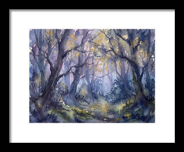 Enchanted Dusk In The Woods