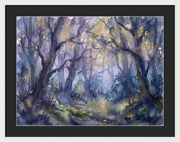 Enchanted Dusk In The Woods