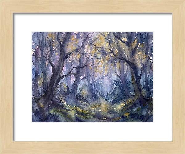 Enchanted Dusk In The Woods