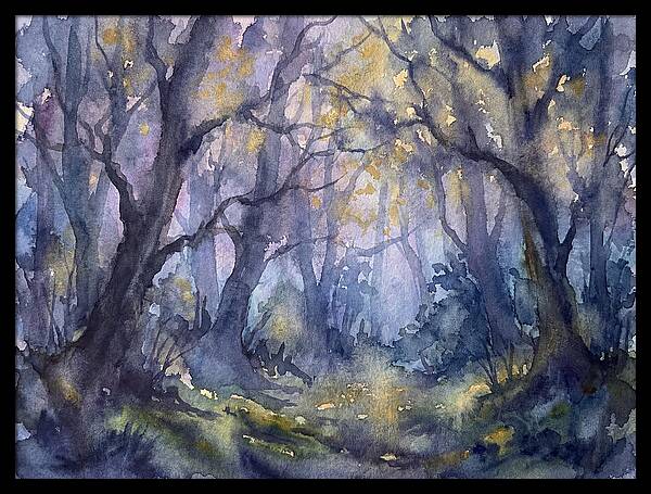 Enchanted Dusk In The Woods