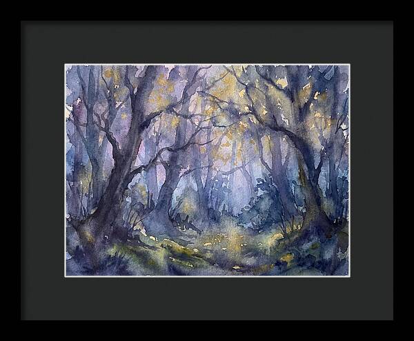 Enchanted Dusk In The Woods