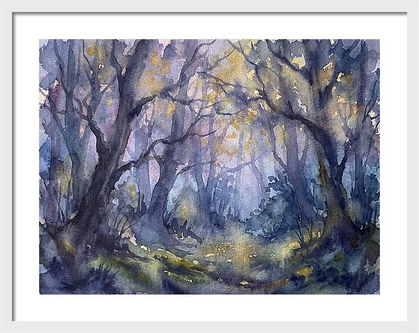 Enchanted Dusk In The Woods