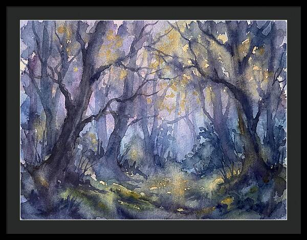 Enchanted Dusk In The Woods