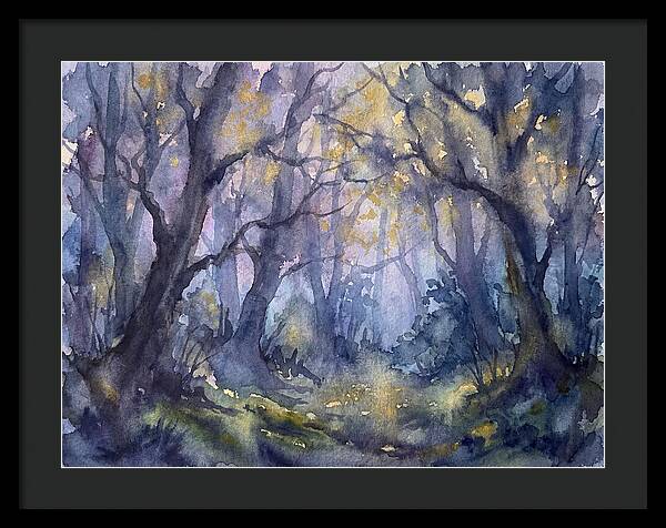 Enchanted Dusk In The Woods