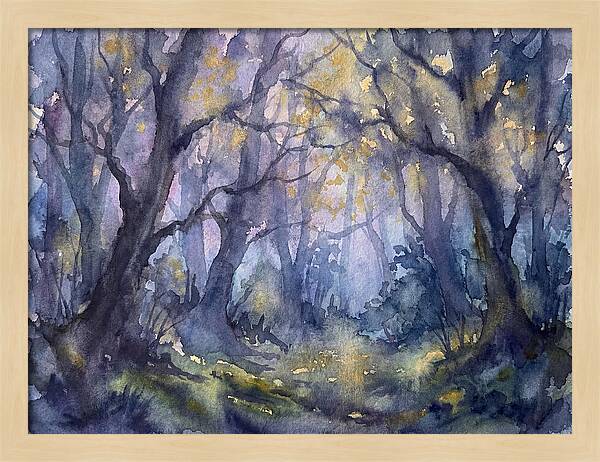 Enchanted Dusk In The Woods