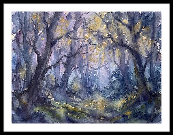 Enchanted Dusk In The Woods