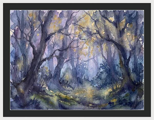 Enchanted Dusk In The Woods