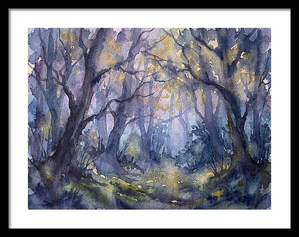 Enchanted Dusk In The Woods