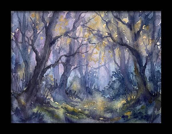 Enchanted Dusk In The Woods