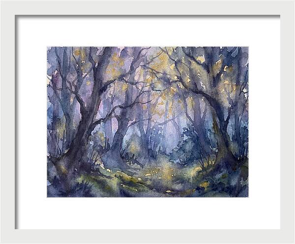 Enchanted Dusk In The Woods