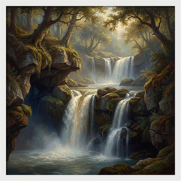 Enchanting Cascades In Wilderness