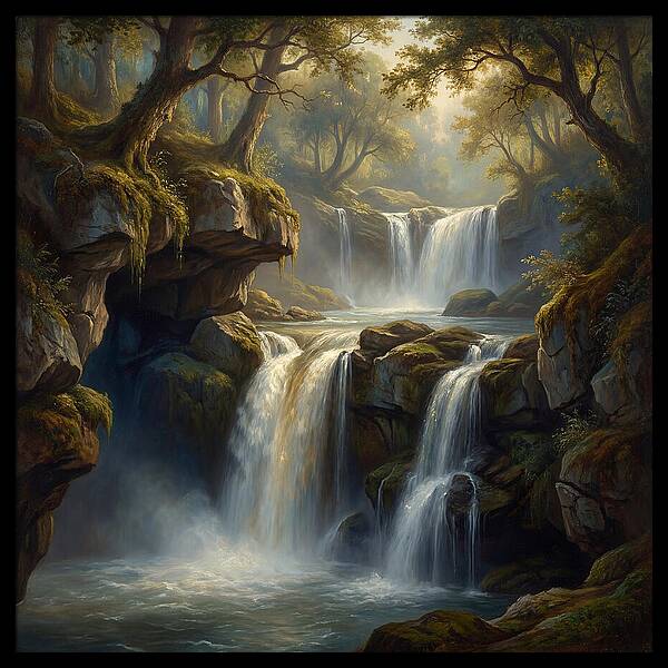Enchanting Cascades In Wilderness