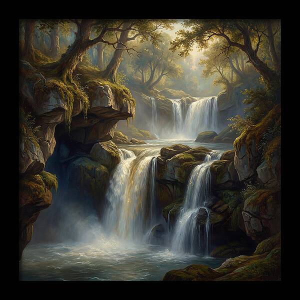 Enchanting Cascades In Wilderness