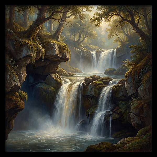 Enchanting Cascades In Wilderness