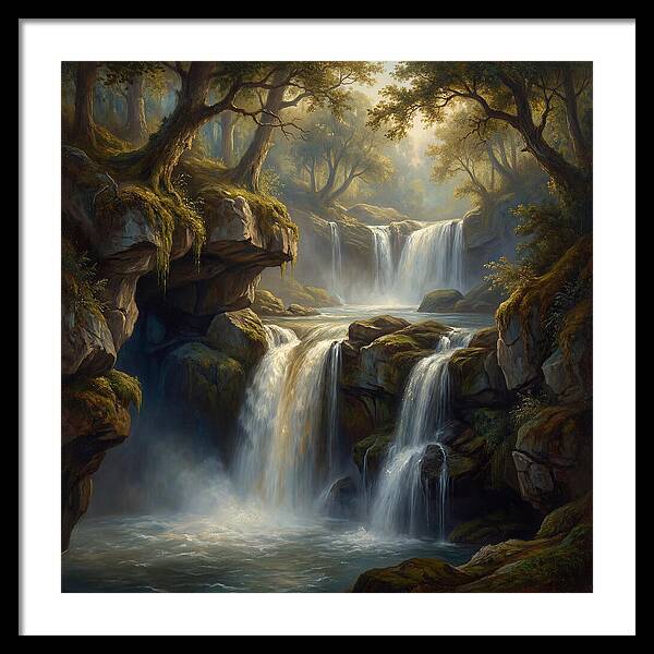 Enchanting Cascades In Wilderness