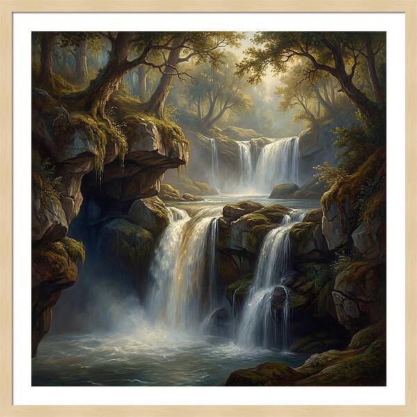 Enchanting Cascades In Wilderness