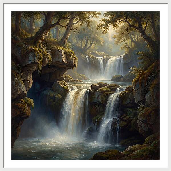 Enchanting Cascades In Wilderness