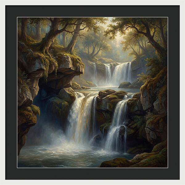 Enchanting Cascades In Wilderness