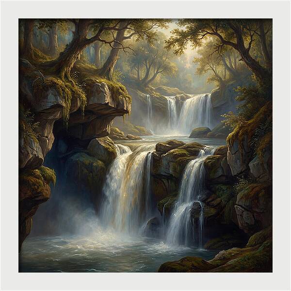 Enchanting Cascades In Wilderness