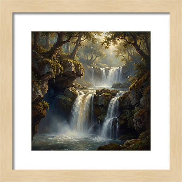 Enchanting Cascades In Wilderness
