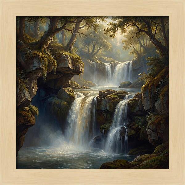 Enchanting Cascades In Wilderness