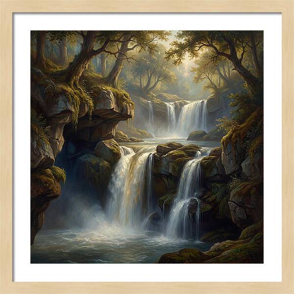 Enchanting Cascades In Wilderness