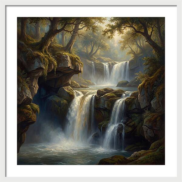 Enchanting Cascades In Wilderness