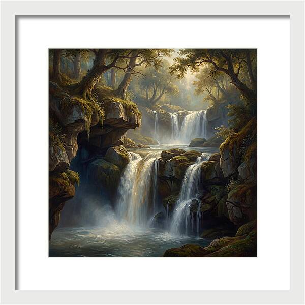 Enchanting Cascades In Wilderness