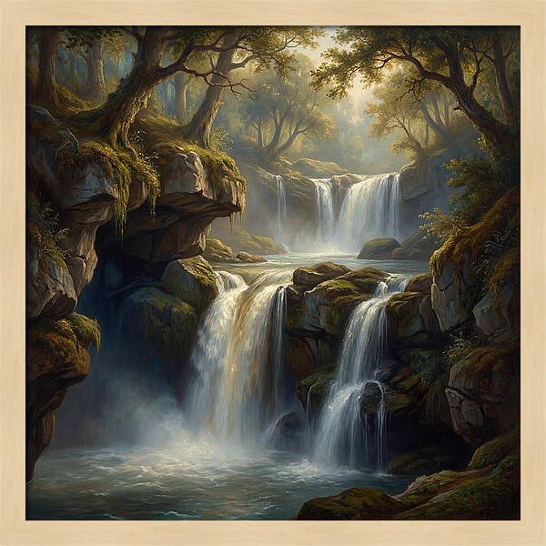 Enchanting Cascades In Wilderness