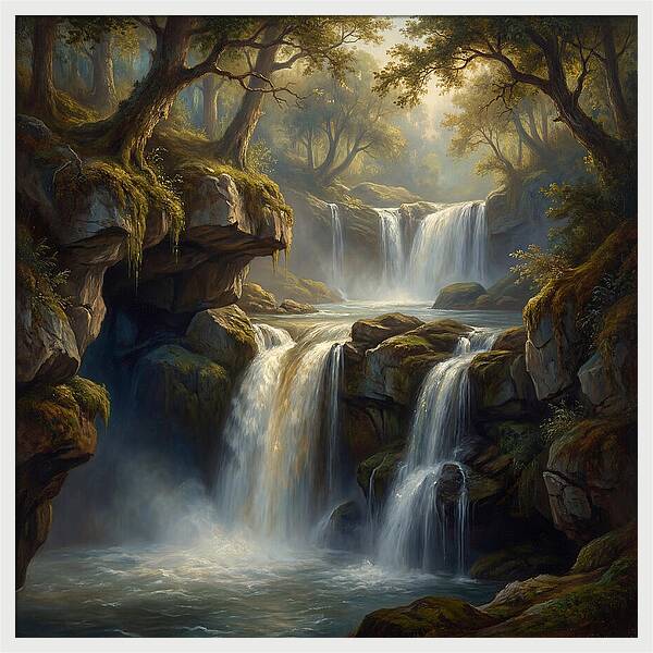 Enchanting Cascades In Wilderness