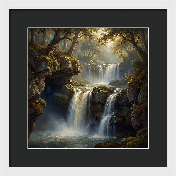 Enchanting Cascades In Wilderness