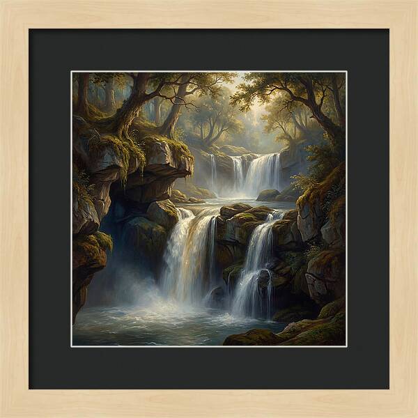Enchanting Cascades In Wilderness