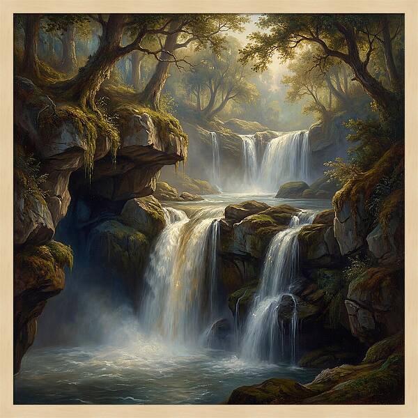 Enchanting Cascades In Wilderness