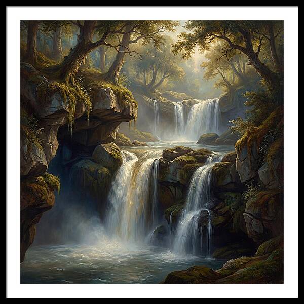 Enchanting Cascades In Wilderness