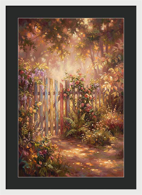 Enchanting Floral Entrance