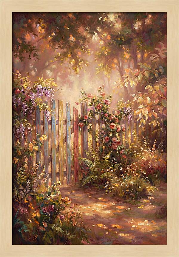 Enchanting Floral Entrance
