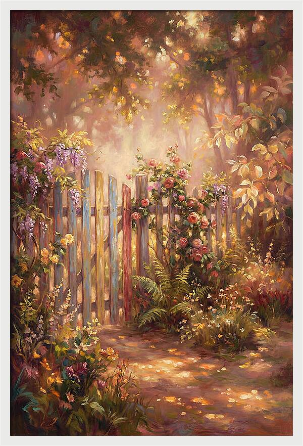 Enchanting Floral Entrance