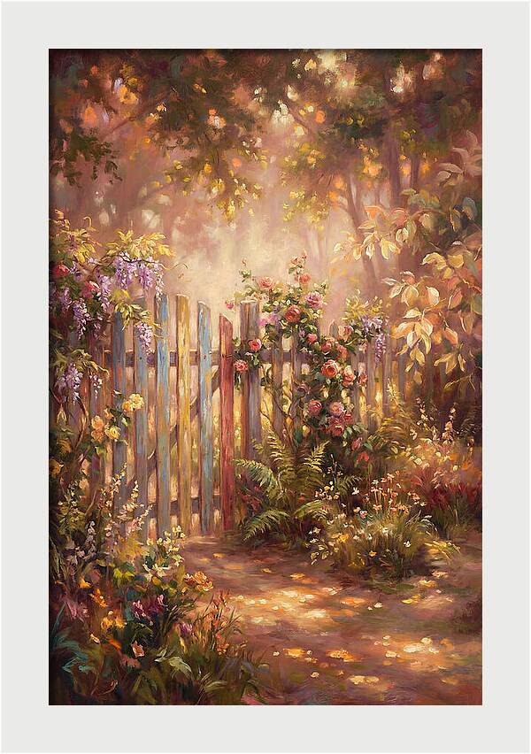 Enchanting Floral Entrance