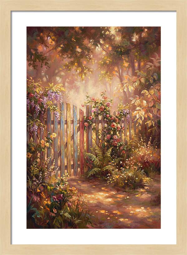 Enchanting Floral Entrance