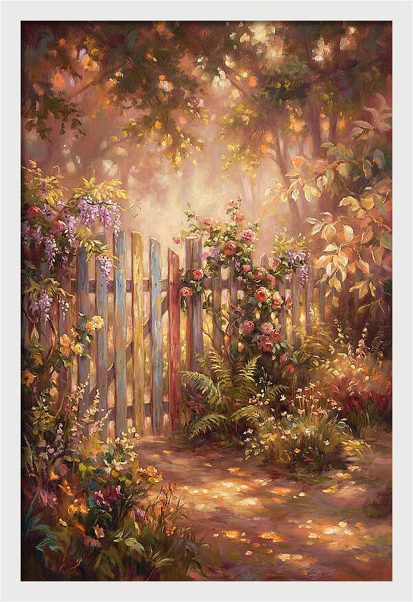 Enchanting Floral Entrance